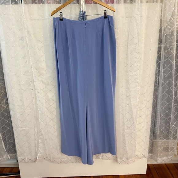 Bob Mackie Periwinkle Maxi Skirt Size 16 - Picture 3 of 6